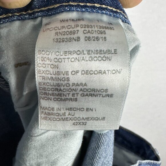 DICKIES DENIM WORK PANTS, BIG MAN - SIZE 42 X 32, - Picture 8 of 9